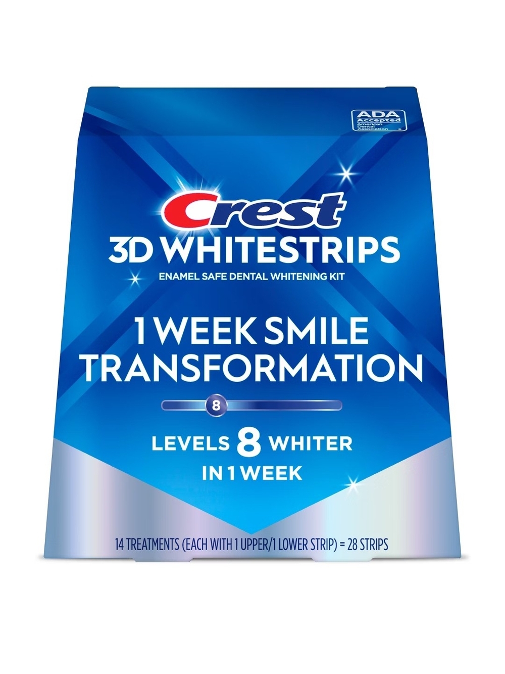 Crest 3D Whitestrips 1 Week Smile Transformation - Blue